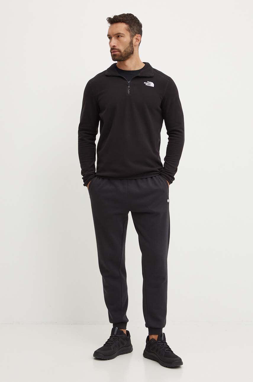 Džemper The North Face 100 Glacier 1/4 Zip Fleece Crna | NF0A855W4H01, 1