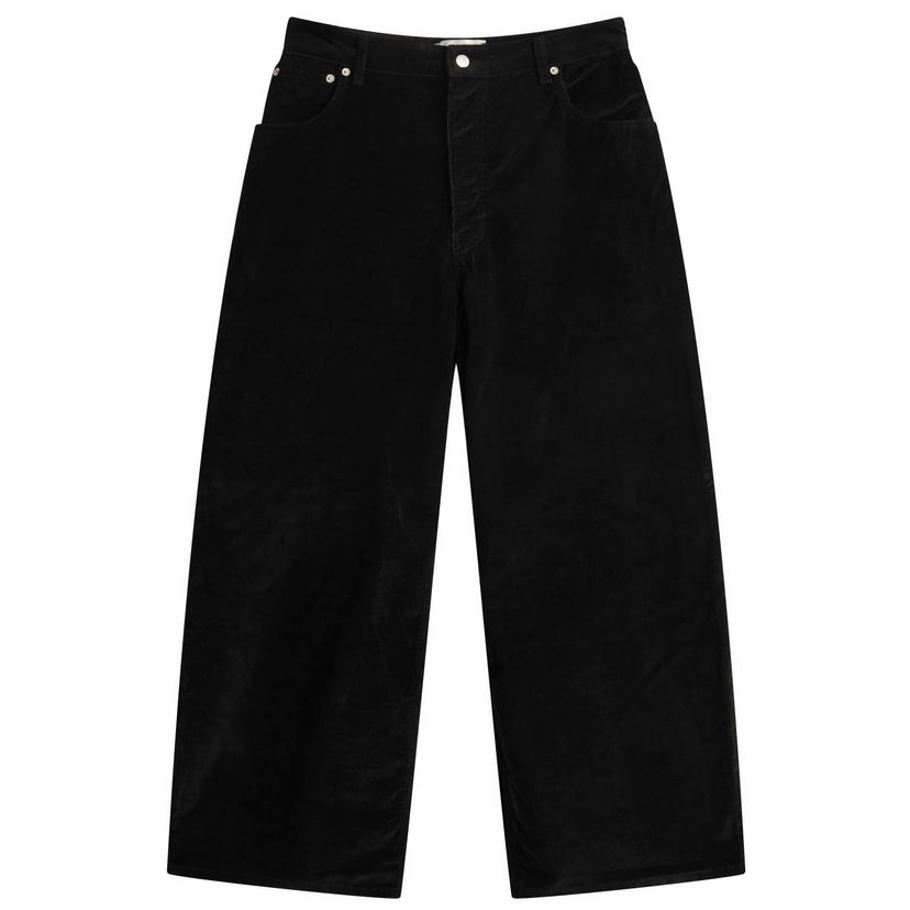 Hlače Studio Nicholson Studio Nicholson Volume Pants, Size Large Crna | PAOLOSNM-1023-BLK