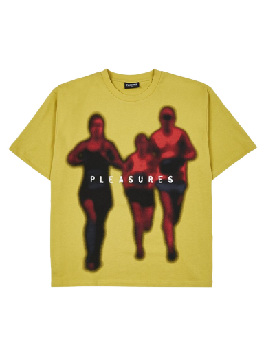 Majica kratkih rukava Pleasures Leader Heavyweight Tee Žuta | P22SU011