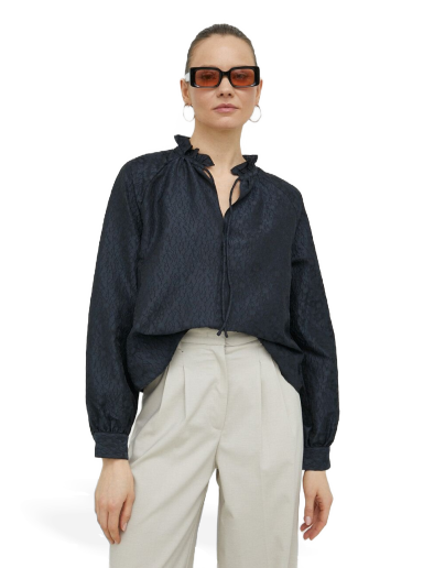 Košulja Samsoe Samsoe Karookhi Blouse Crna | F23100148