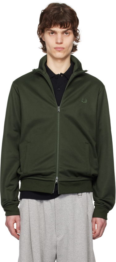Vjetrovka Fred Perry Fred Perry Tricot Track Jacket Zelena | J7826, 0