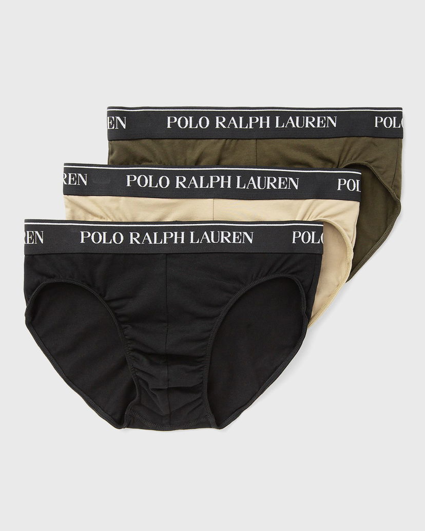 Donje rublje i čarape Polo by Ralph Lauren 3-Pack Briefs Crna | 714840543020