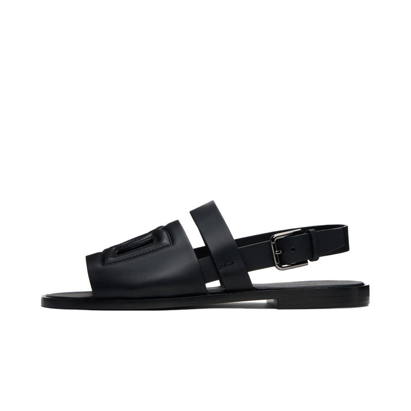 Tenisice i cipele Dolce & Gabbana Dolce&Gabbana Calfskin Sandals Crna | A80433AO602