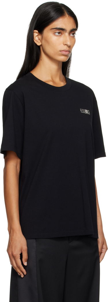 Majica kratkih rukava Maison Margiela MM6 Maison Margiela Cotton Jersey T-Shirt Crna | SH2GC0031 M20048, 1