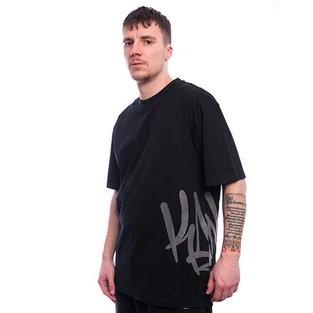 Majica kratkih rukava Karl Kani Karl Kani Woven Signature Tag Tee Crna | KK-60300331