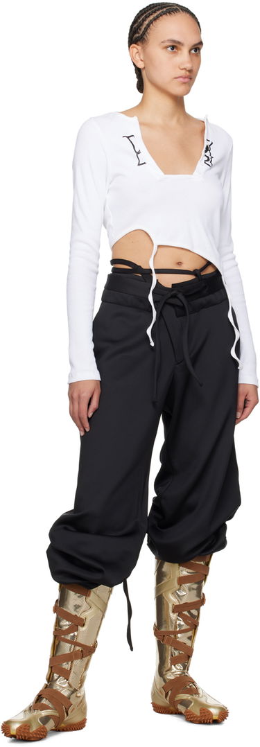 Majica kratkih rukava Ottolinger Ottolinger Asymmetric Long Sleeve T-Shirt Bijela | 408101, 3