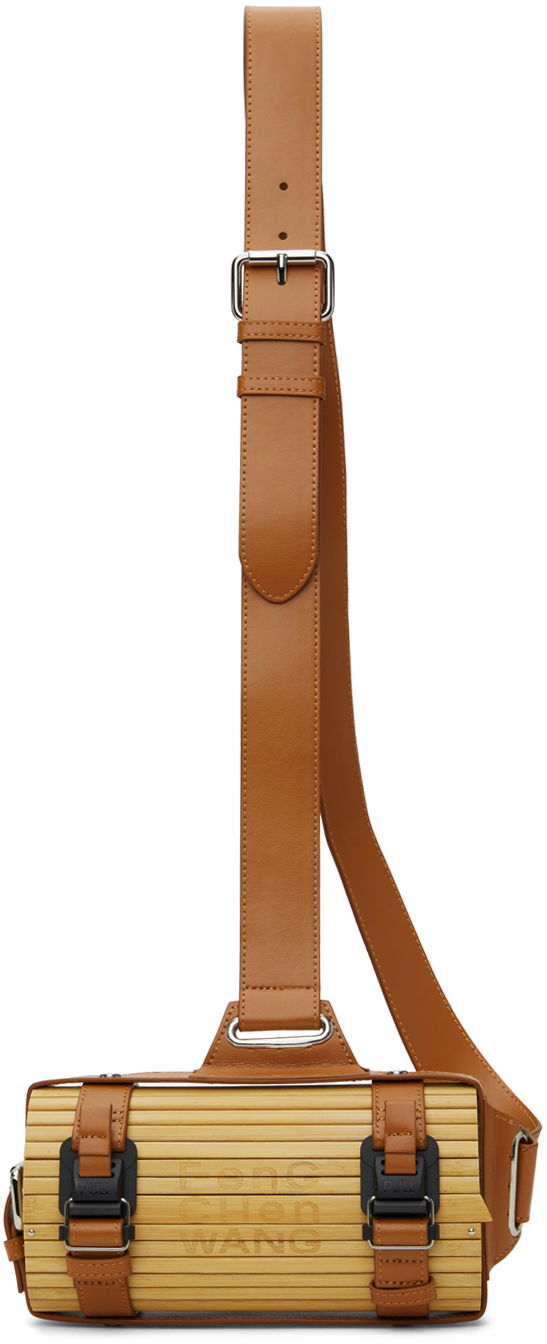 Torba oko struka Feng Chen Wang Feng Chen Wang Small Bamboo Strap Bag Smeđa | FUF18AC17