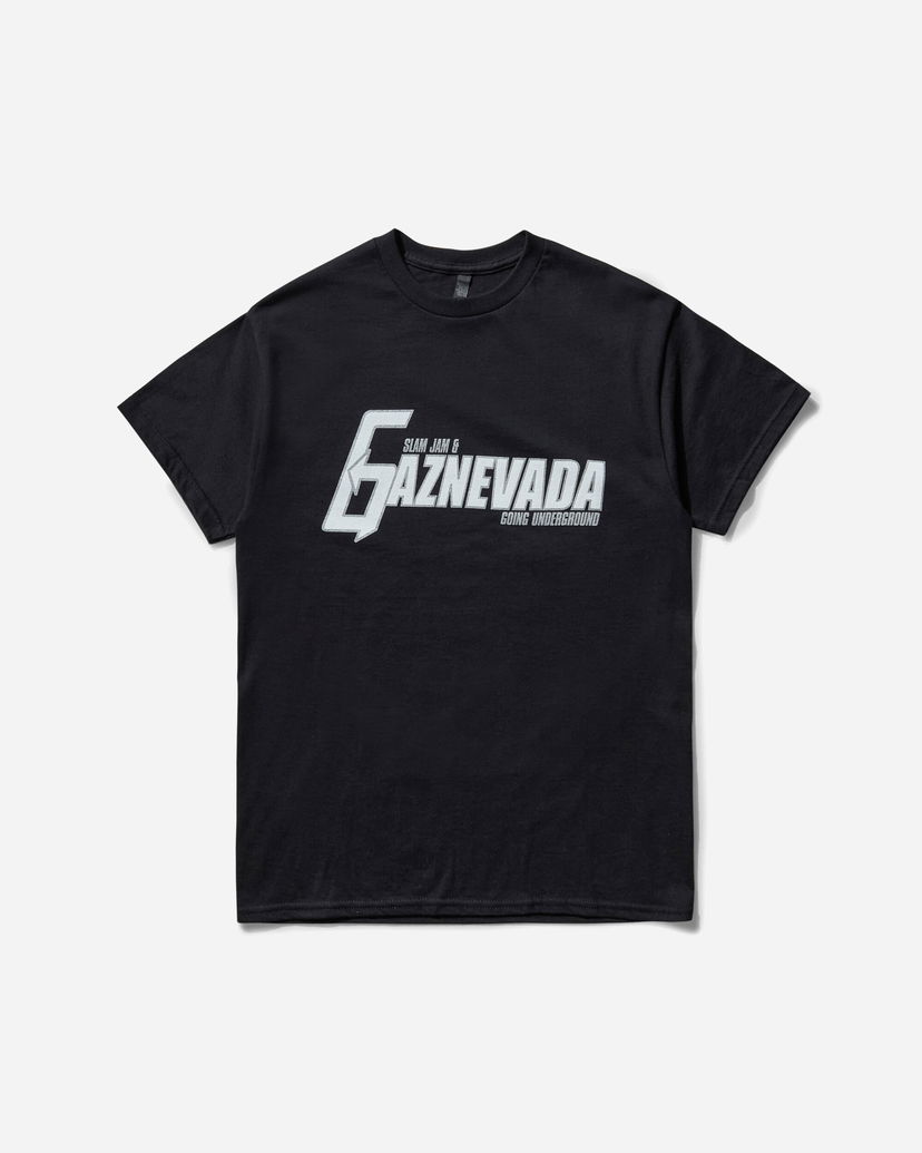 Majica kratkih rukava Slam Jam Gaznevada Going Underground Graphic T-Shirt Crna | SJGNUNDERTEE 1