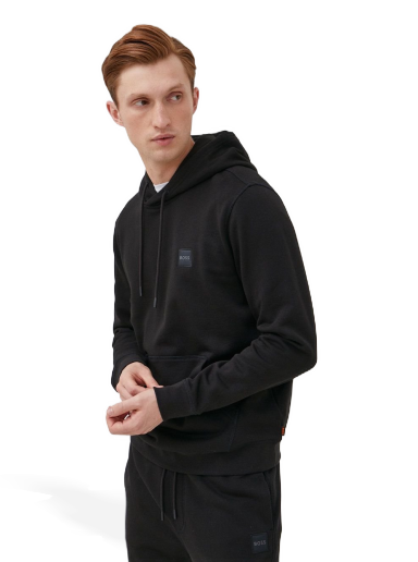 Dukserice BOSS Casual Hoodie Crna | 50468445