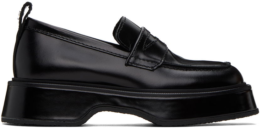 Tenisice i cipele AMI Square Toe Loafers Crna | USV052.AL0016