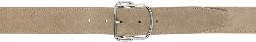 Pojasevi TOTEME TOTEME Swirl Suede Belt Bež | 252-WAM0046-LE0027