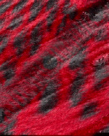 Prsluk Aries Brushed Leopard Print Vest Crvena | AR4004104 Red, 4