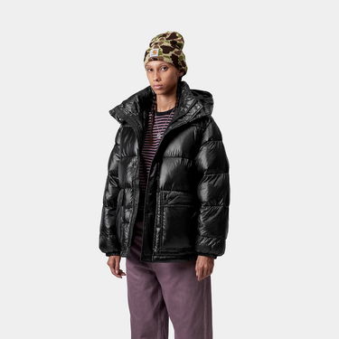 Pernata jakna Carhartt WIP Benson Puffer Hooded Jacket Crna | I035370_9, 0