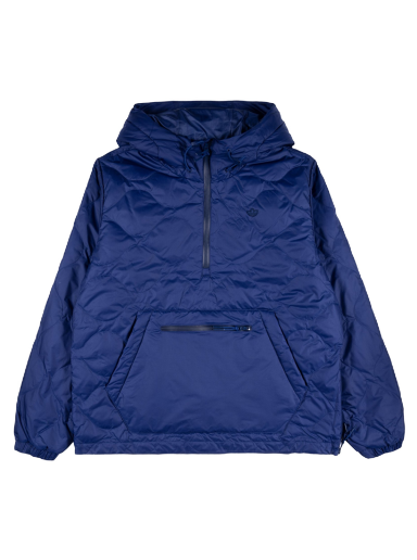 Pernata jakna adidas Originals Down Quilted Half-Zip Puffer Jacket Tamnoplava | h13589