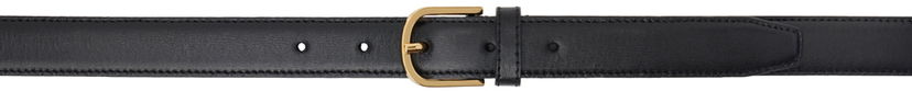Pojasevi TOTEME TOTEME Slim Trouser Leather Belt Crna | 233-812-612