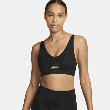 Grudnjak Nike Indy Plunge Cutout Medium-Support Padded Sports Bra Crna | DV9837-010, 0