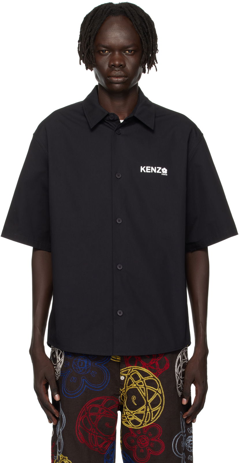 Košulja KENZO Kenzo Paris 'Boke Flower 2.0' Button-Up Shirt Crna | FF55CH1299LP