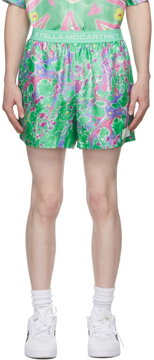 Kratke hlače Stella McCartney Printed Shorts Višebojno | 604100SSA66