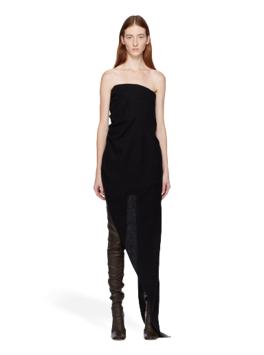 Majica bez rukava Rick Owens Long Tube Top Crna | RO02C1155 WN