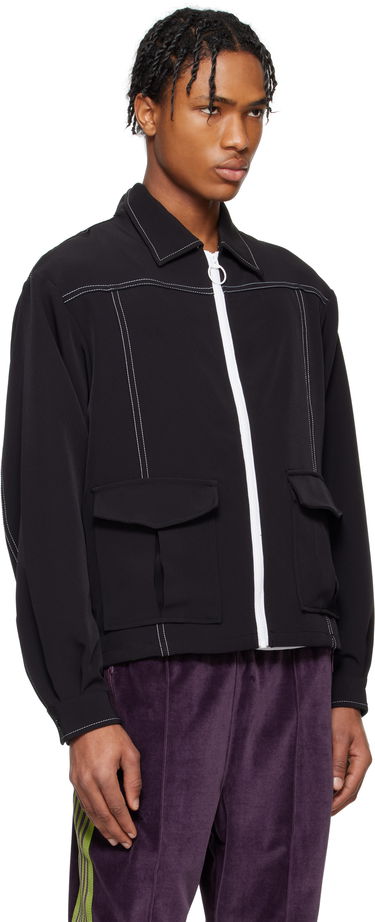 Jakna Needles NEEDLES Stitched Sport Jacket Crna | QV194, 1