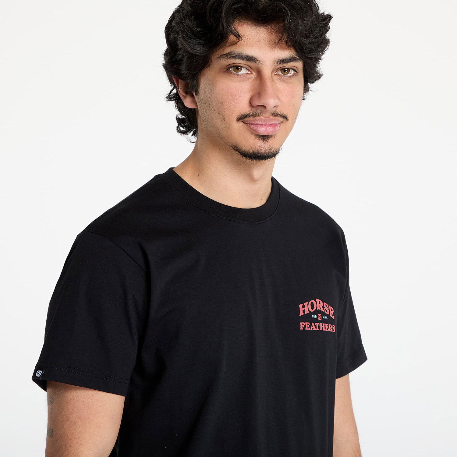 Majica kratkih rukava Horsefeathers Horsefeathers Summit T-Shirt Crna | SM1386B, 1