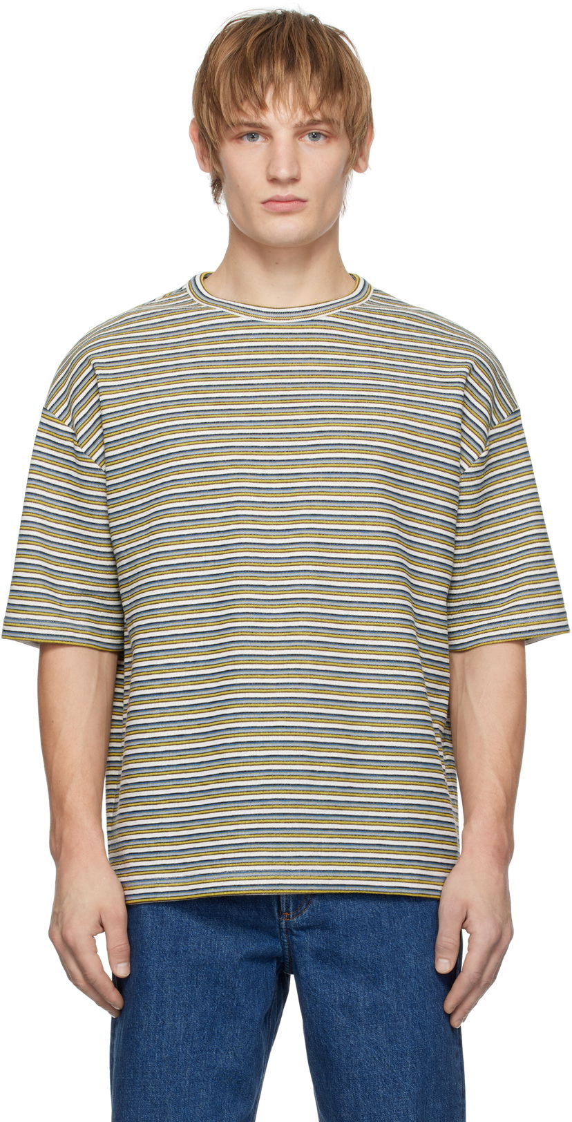 Majica kratkih rukava A.P.C. A.P.C. Bahia Striped T-Shirt Višebojno | COHFQ-H26231