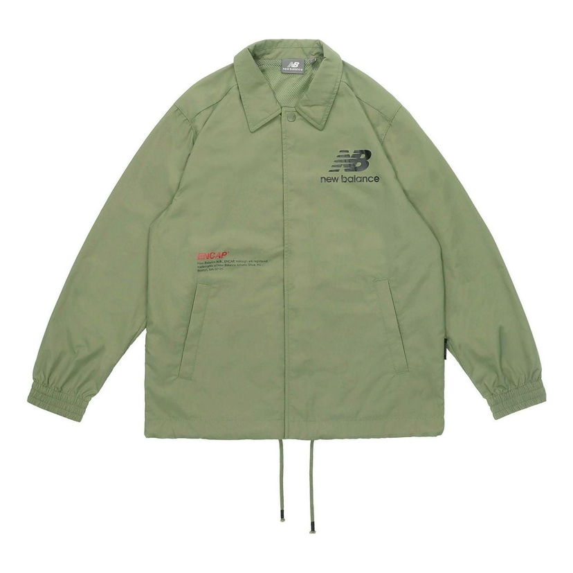 Vjetrovka New Balance Casual Lifestyle Coach Jacket Zelena | NAA24013-KH