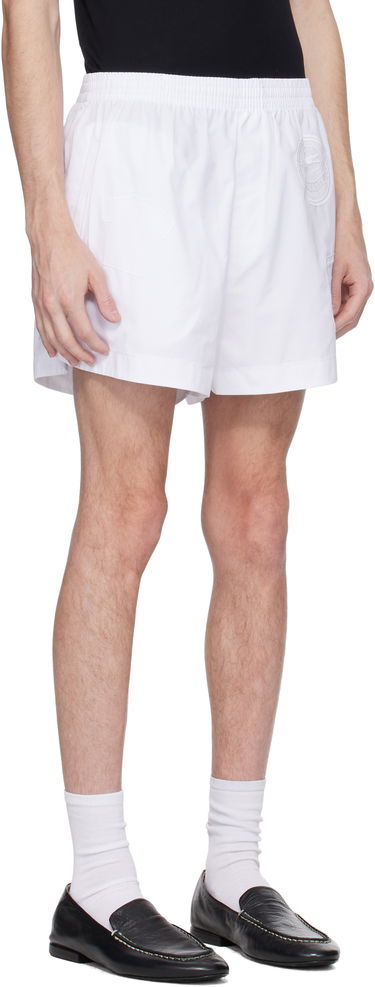 Kratke hlače Lacoste Lacoste Runway Badge Shorts Bijela | GH7420, 1