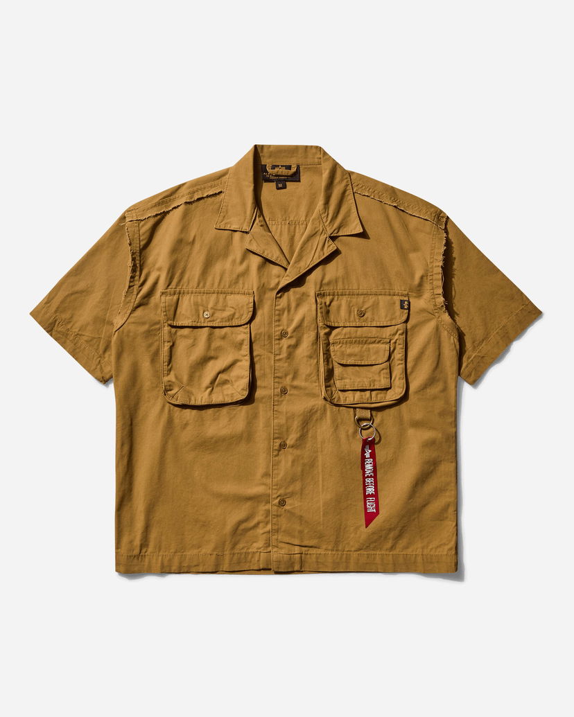 Košulja Alpha Industries Aloha Safari Shirt Smeđa | X156138 13