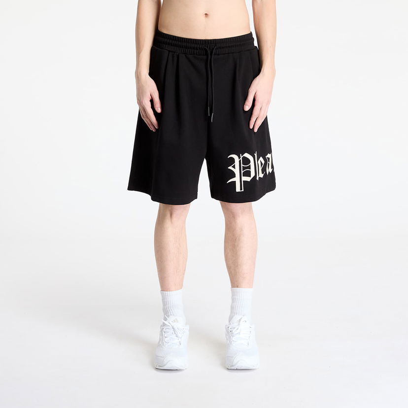 Kratke hlače Pleasures Pleasures Oe Wide Shorts Crna | P25SP035 BLACK