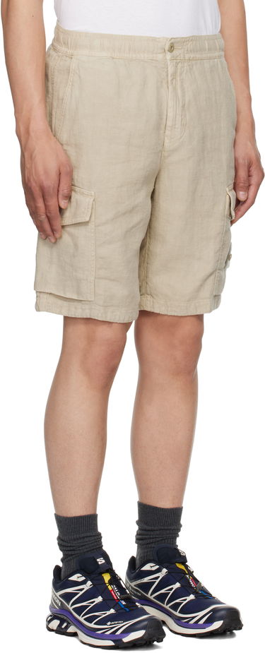 Kratke hlače Stone Island Stone Island Diagonal Linen Shorts Bež | K1S15 L100001 S00F8, 1