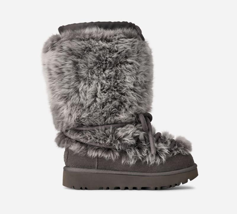 Tenisice i cipele UGG Classic Tall Chalet Boot Siva | 1175690-CHRC, 0