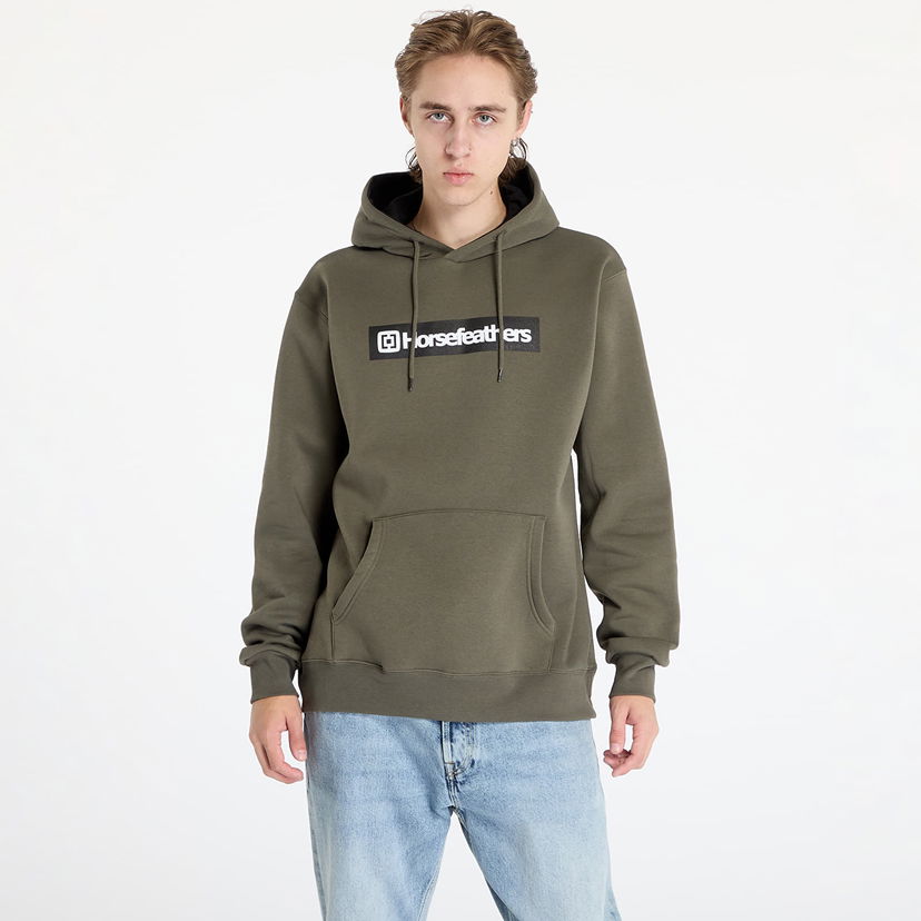 Dukserice Horsefeathers Drown Sweatshirt Burnt Olive M Smeđa | SM1325H