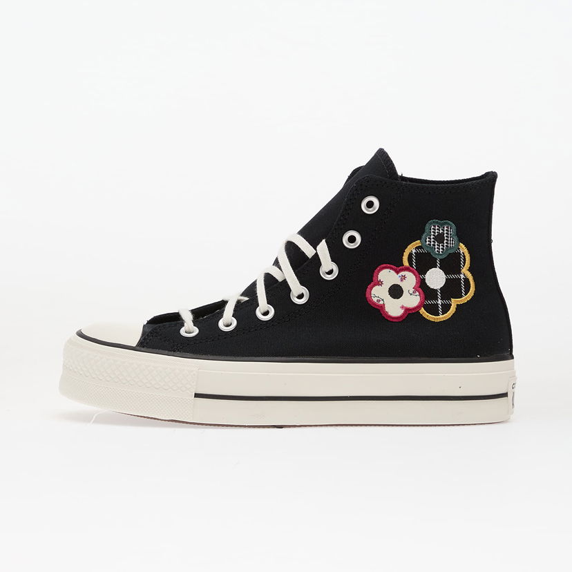 Tenisice i cipele Converse Chuck Taylor All Star Lift Platform Floral Patchwork Hi Crna | A15534C