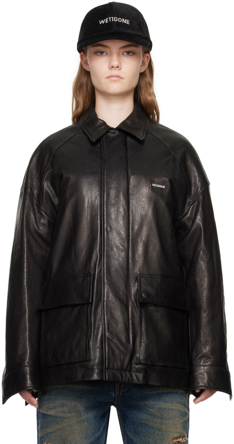 Jakna We11done Padded Jacket Crna | WD-R52-24-081-W-BK