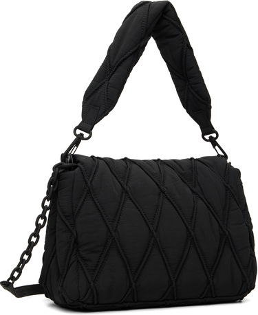 Torba za rame Diesel Charm-D M Quilted Shoulder Bag Crna | X10265 P8048, 2