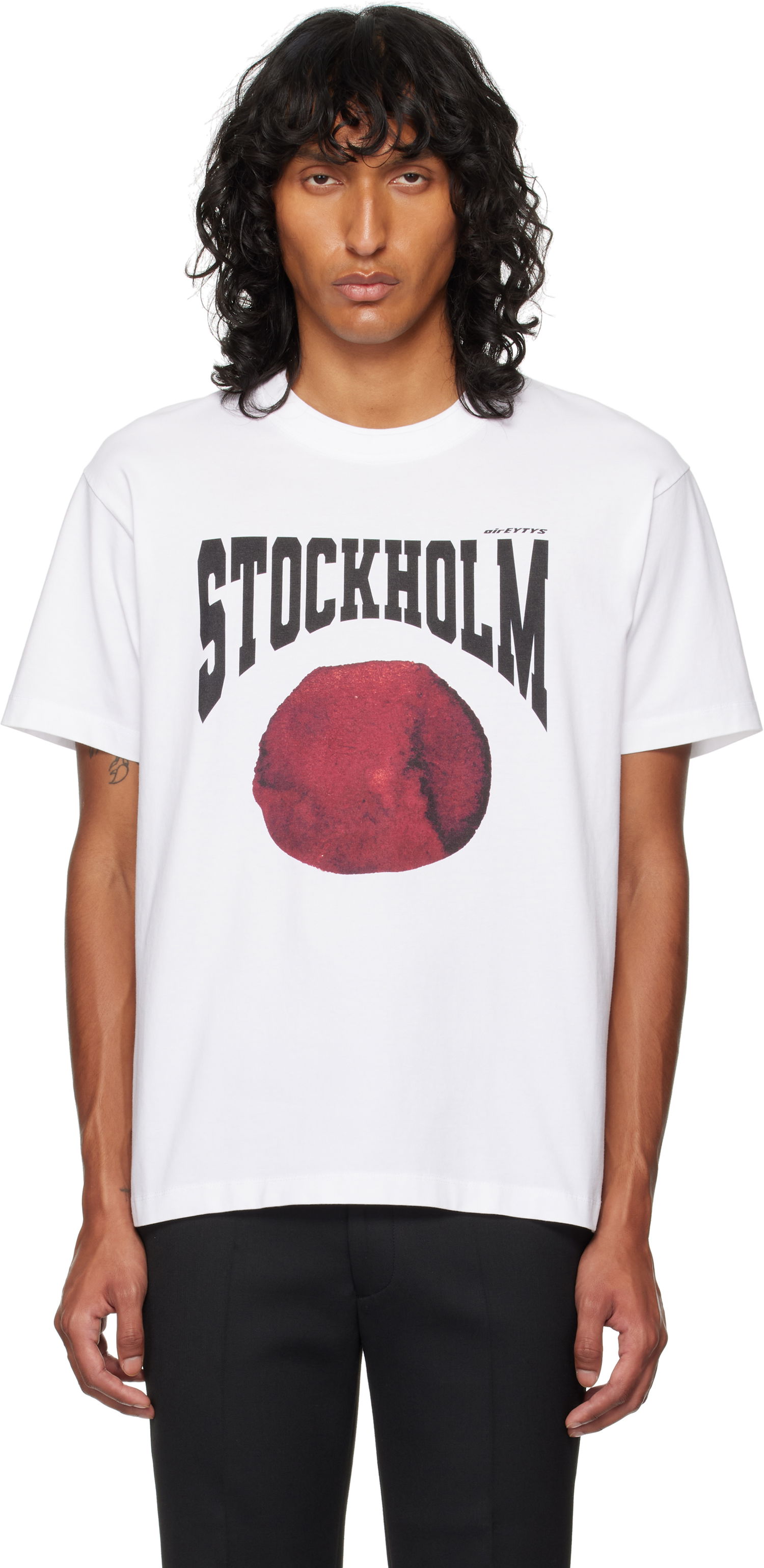 Majica kratkih rukava Eytys Leon Graphic T-shirt Bijela | A330012, 0