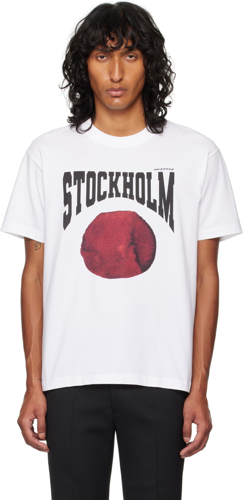 Majica kratkih rukava Eytys Leon Graphic T-shirt Bijela | A330012