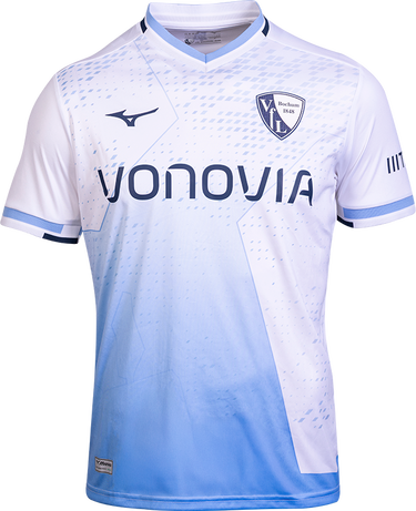 Dres Mizuno VfL Bochum Away Jersey 2025/26 by Mizuno Plava | p2gacx02-01, 0