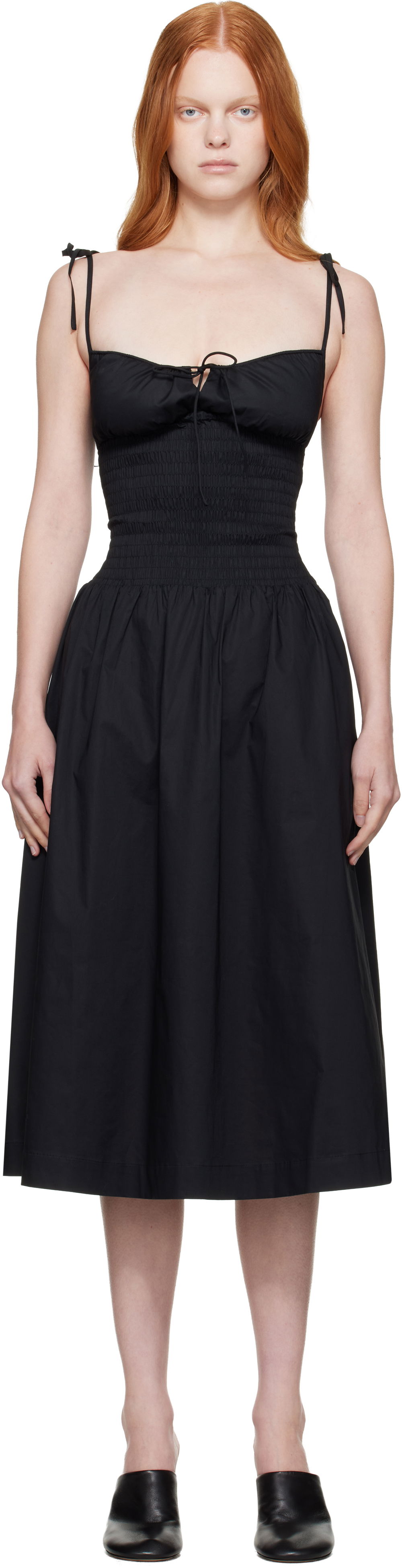 Haljina GUIZIO Guizio Lura Midi Dress Crna | P25410W089, 0