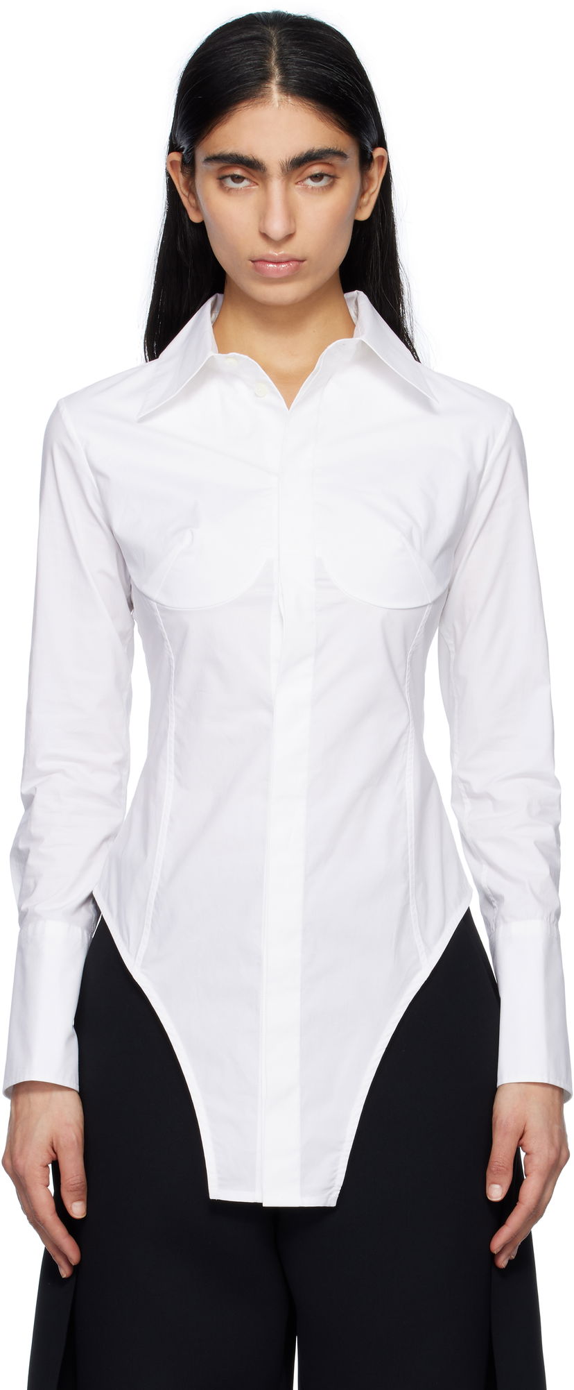 Košulja Jean Paul Gaultier Jean Paul Gaultier Bodysuit Shirt Bijela | 25/34-F-CH097-C071-01