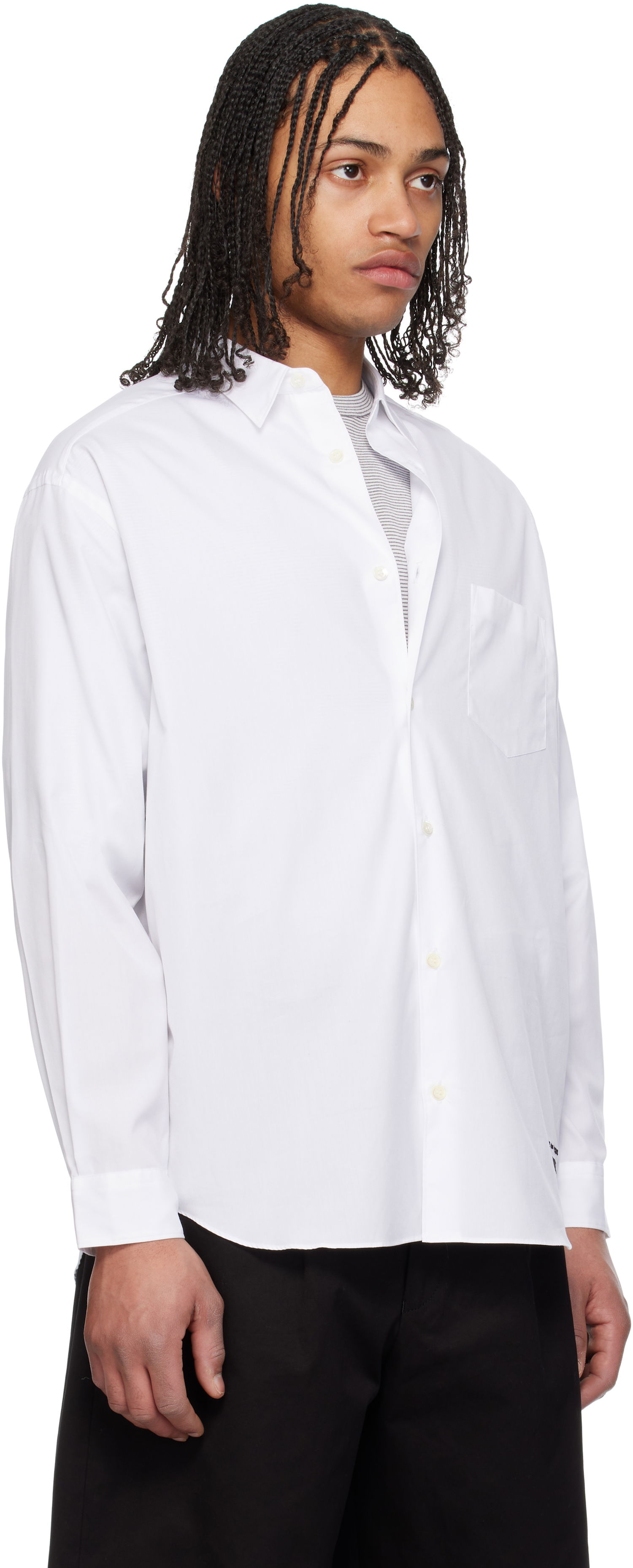 Košulja Comme des Garçons CDG Homme Cotton Broad Shirt Bijela | HO-B102-051, 1