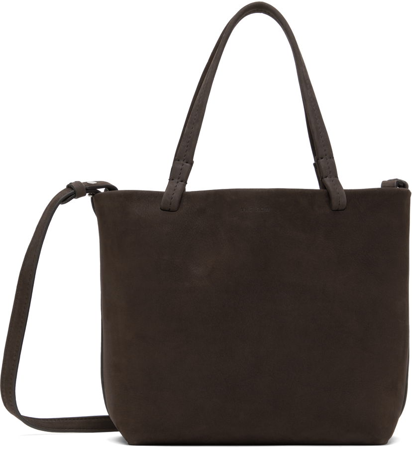 Ručna torbica The Row Small Park Leather Tote Bag Smeđa | W1199-L81