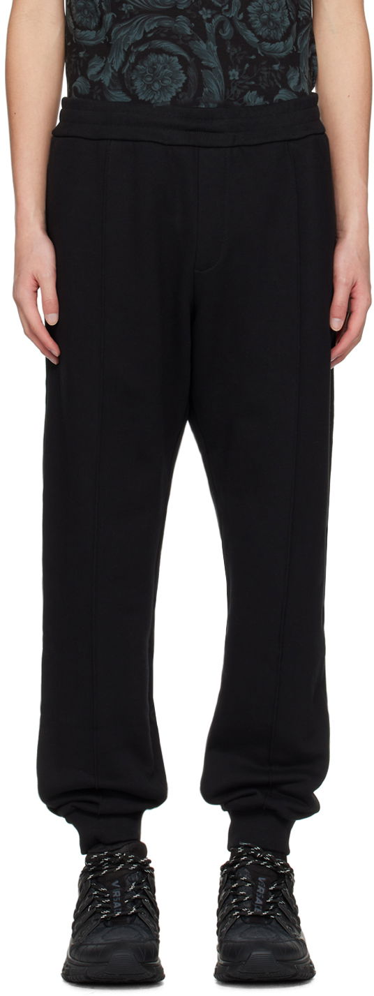 Trenirka Versace Black Embroidered Sweatpants Crna | 1012568-1A09063-1B000