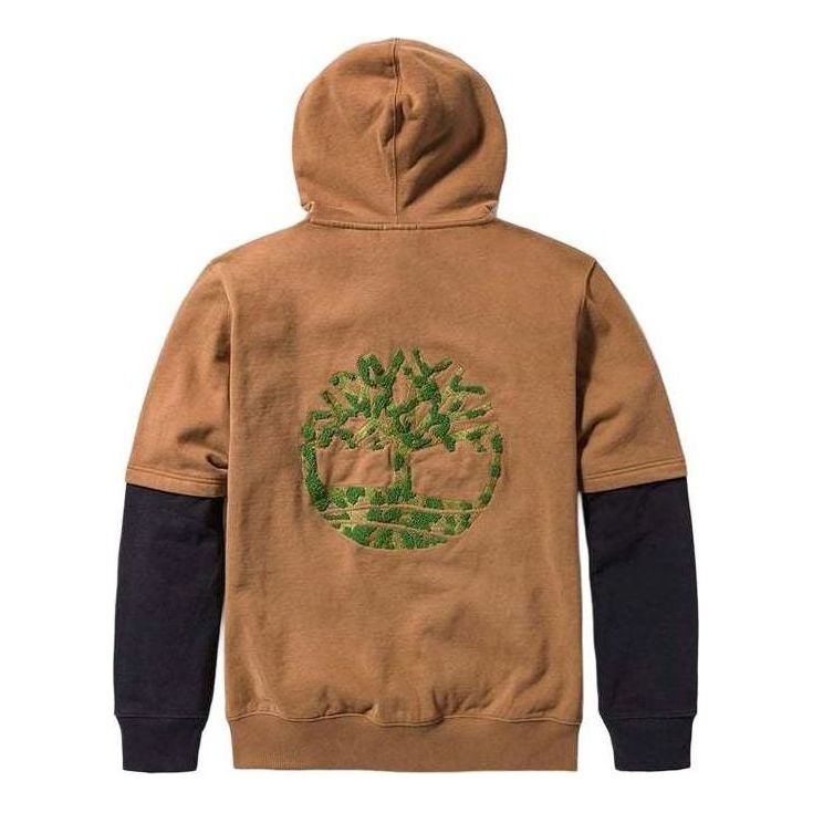 Dukserice Timberland Embroidered Tree Hoodie Smeđa | A2R6P-254