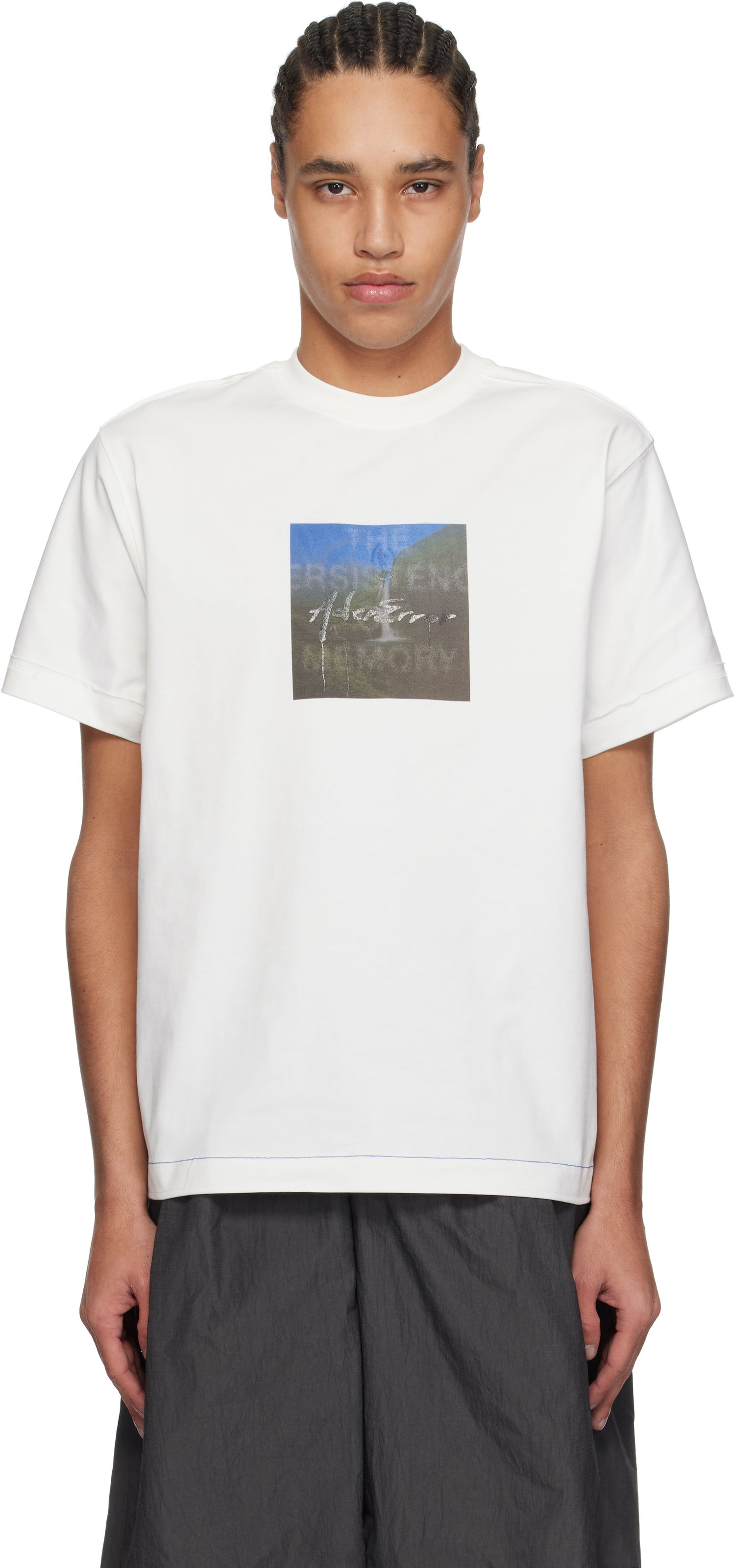Majica kratkih rukava ADER ERROR ADER error Product. 37 Graphic T-Shirt Bijela | BO01SSTS0101OW, 0