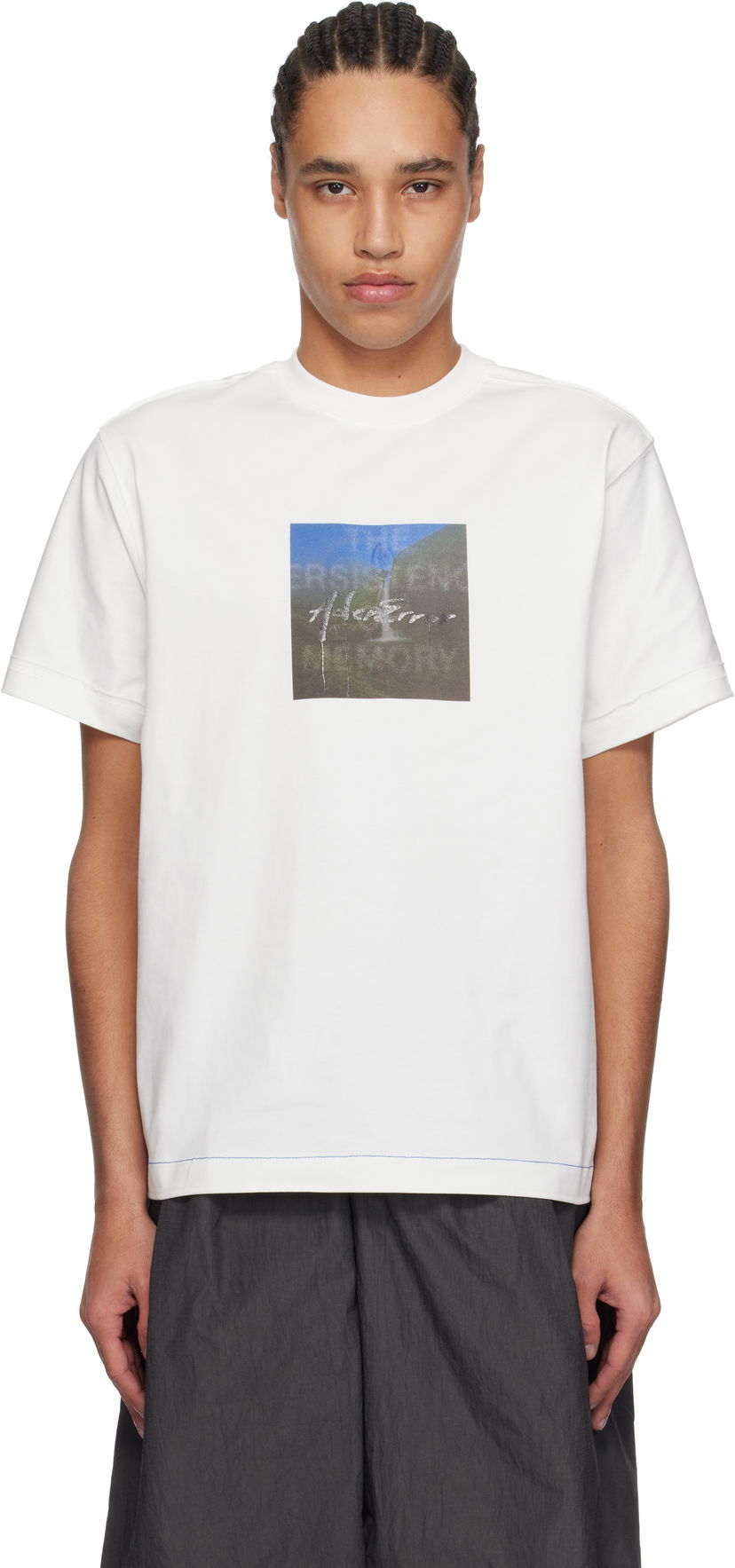 Majica kratkih rukava ADER ERROR ADER error Product. 37 Graphic T-Shirt Bijela | BO01SSTS0101OW