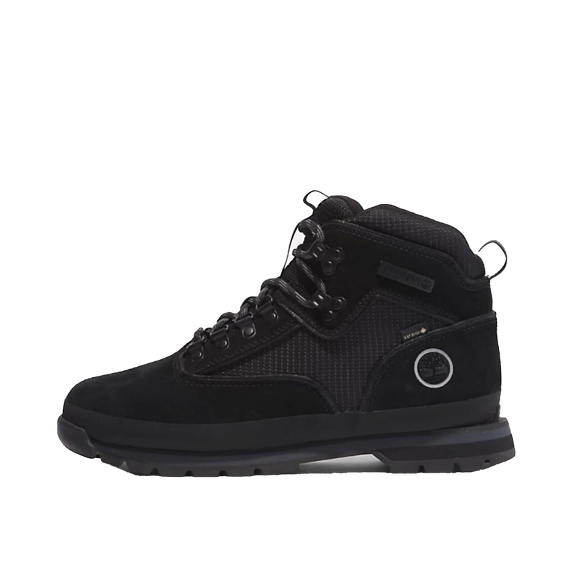 Tenisice i cipele Timberland Euro Hiker Mid Lace Up Gore-Tex Black Suede Crna | TB0A2QCN-EK4