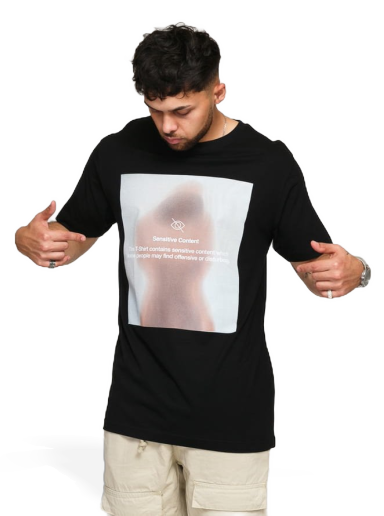 Majica kratkih rukava Urban Classics Sensitive Content Tee Crna | MT1335 black
