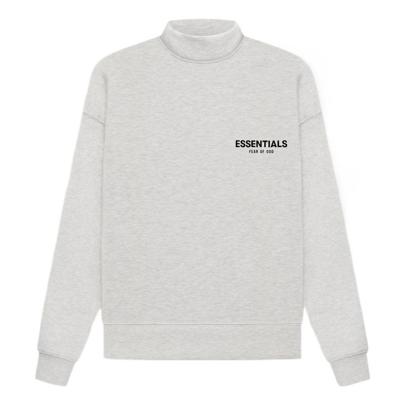 Džemper Fear of God Essentials SS22 Mockneck Sweatshirt Siva | FOG-SS22-905